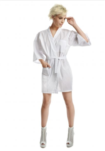 KIMONO CLIENTE SOYA CORTO BIANCO